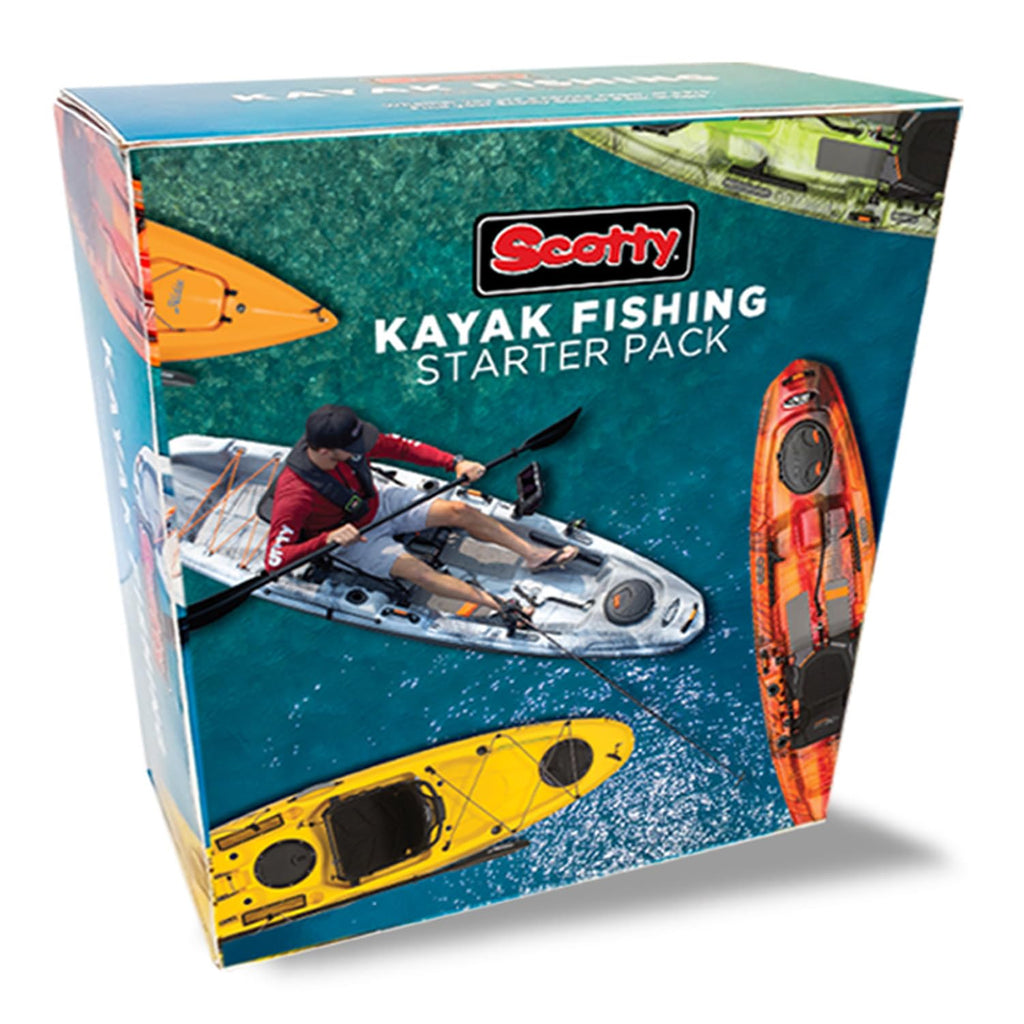 Scotty Kayak Fishing Starter Pack – Rod Holder, Baitboard & Track