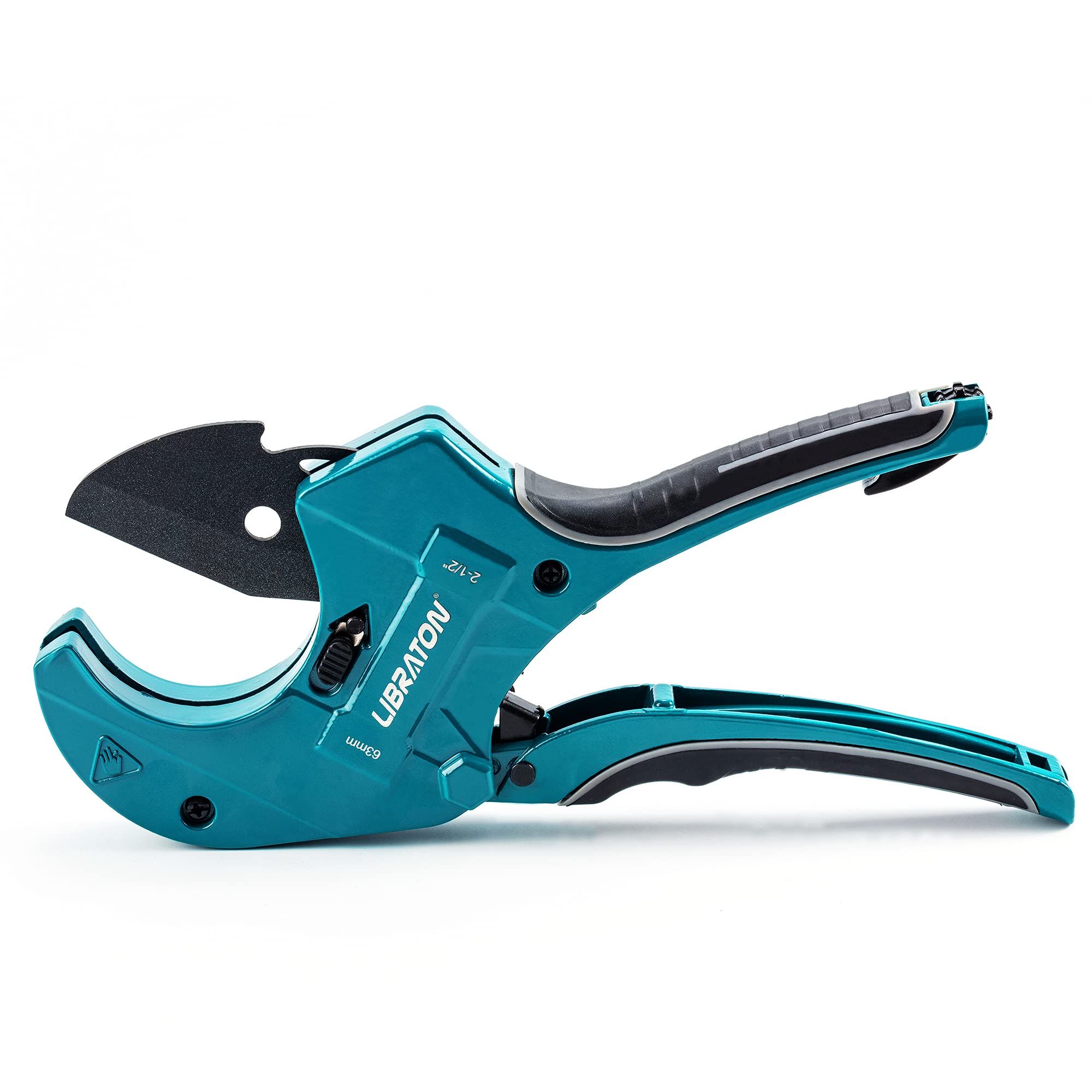 Libraton Heavy-Duty PVC Pipe Cutter - 63mm Large PEX & Plastic Cutter