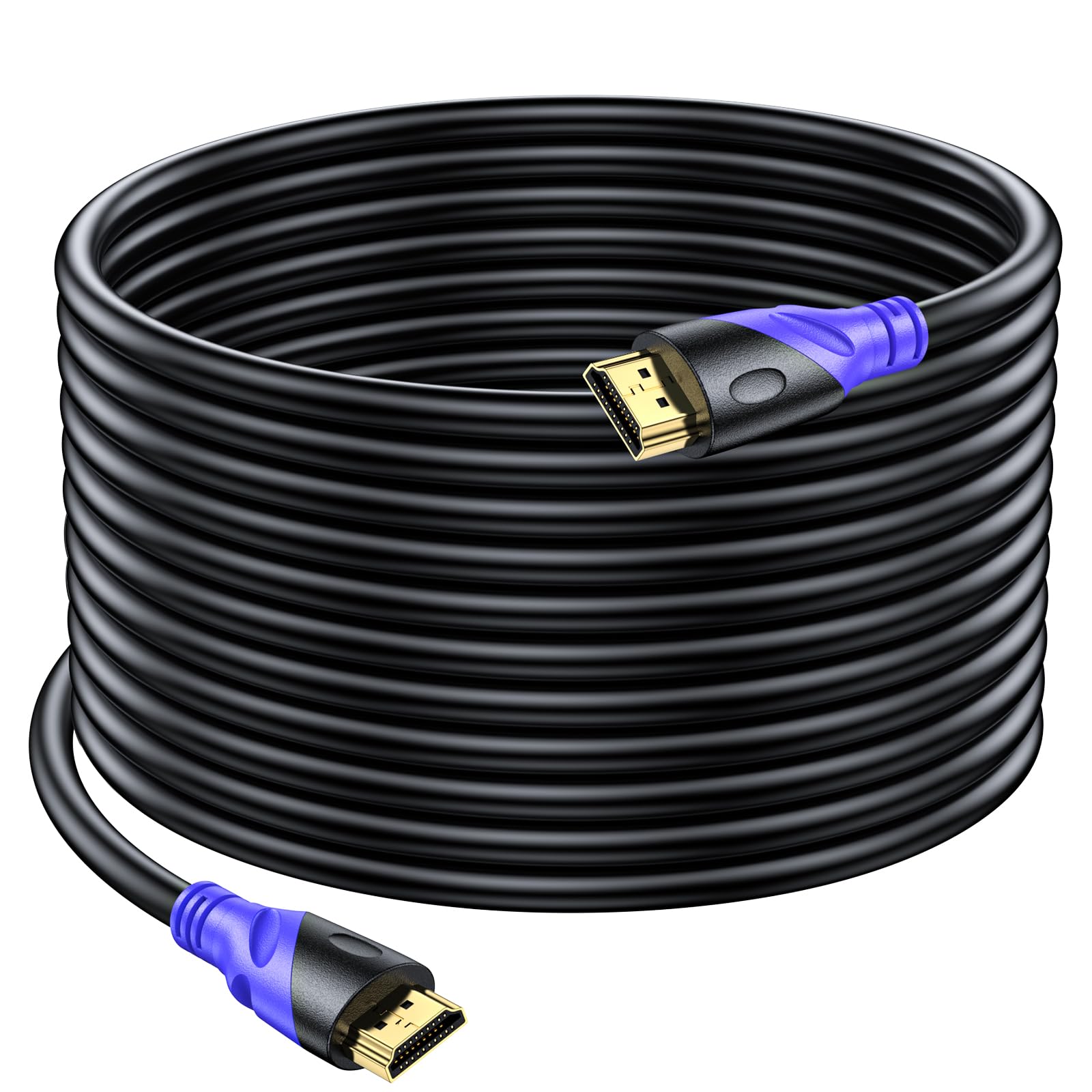 Rommisie 4K 60Hz HDMI 2.0 Cable 15M | 18Gbps High Speed Gold Plated
