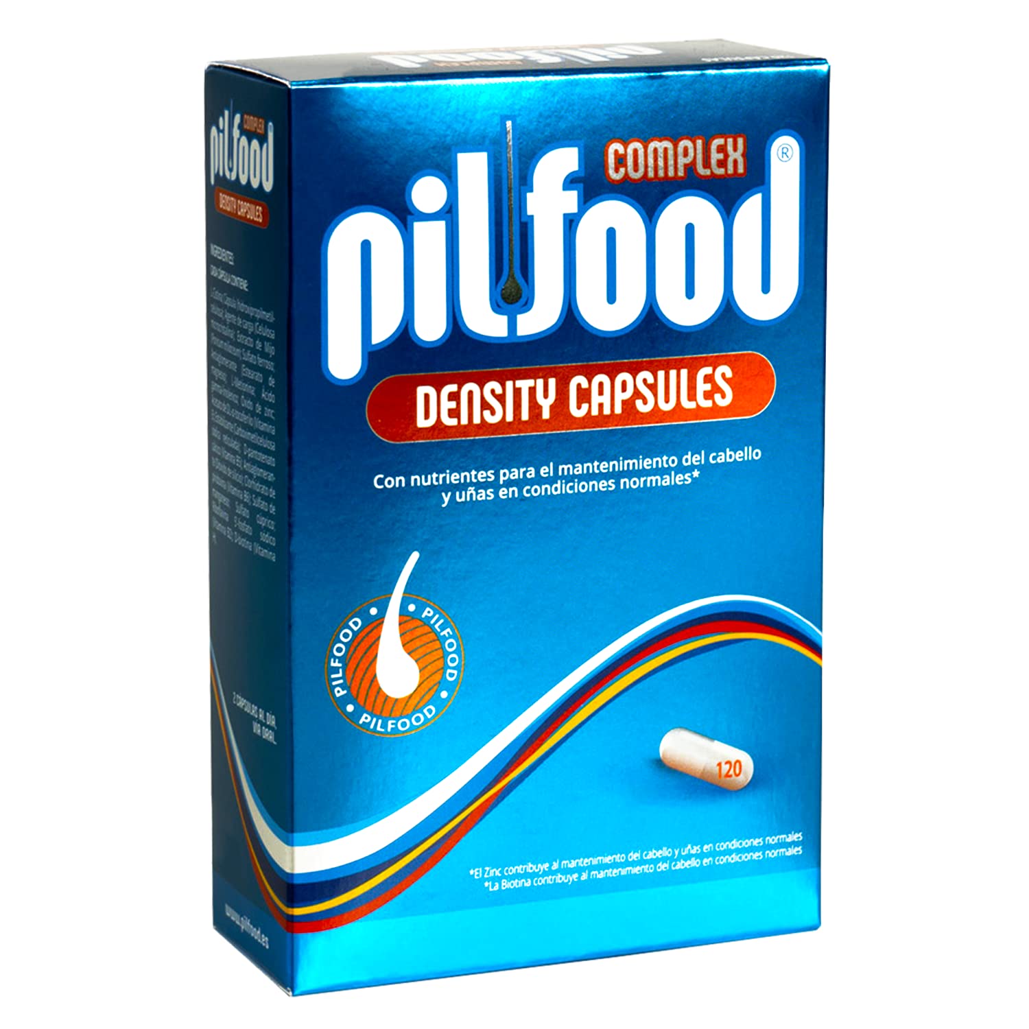 Pilfood Complex Density – Suplemento para Densidad Capilar - 120 Cápsulas