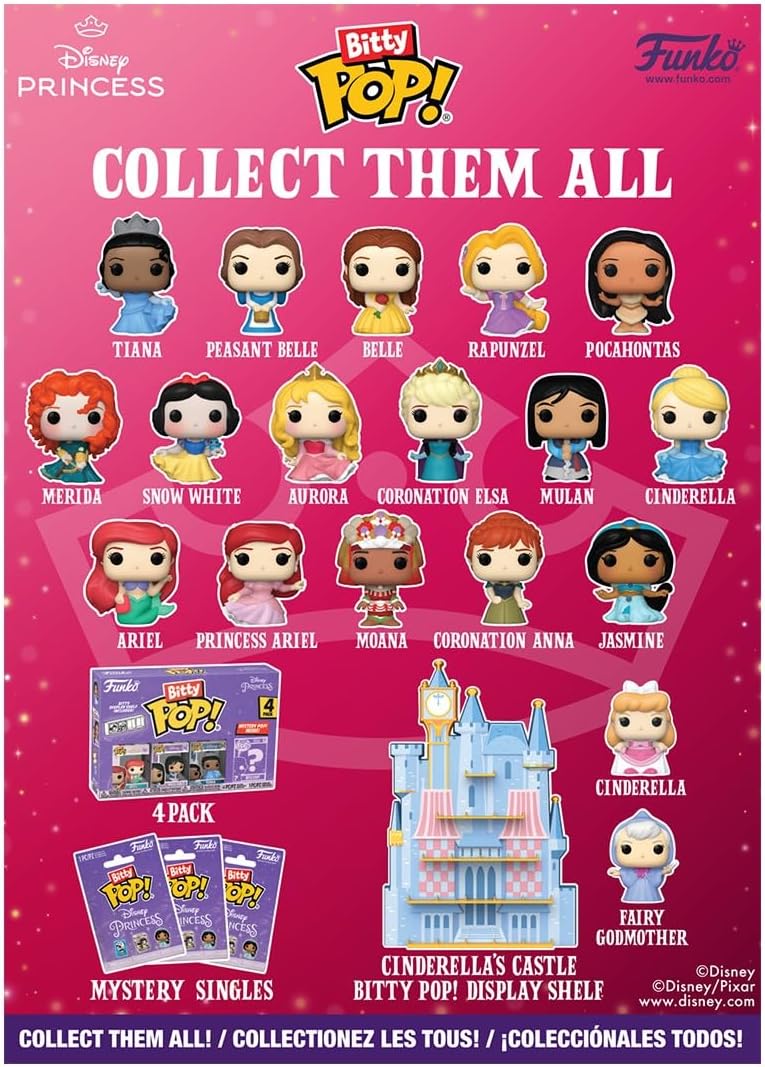 Funko Bitty Pop! Disney Princess Advent Calendar – 24 Mini Figures