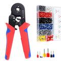 Hibisaws Ferrule Crimping Tool Kit | 1250 Connectors & Ratchet Plier