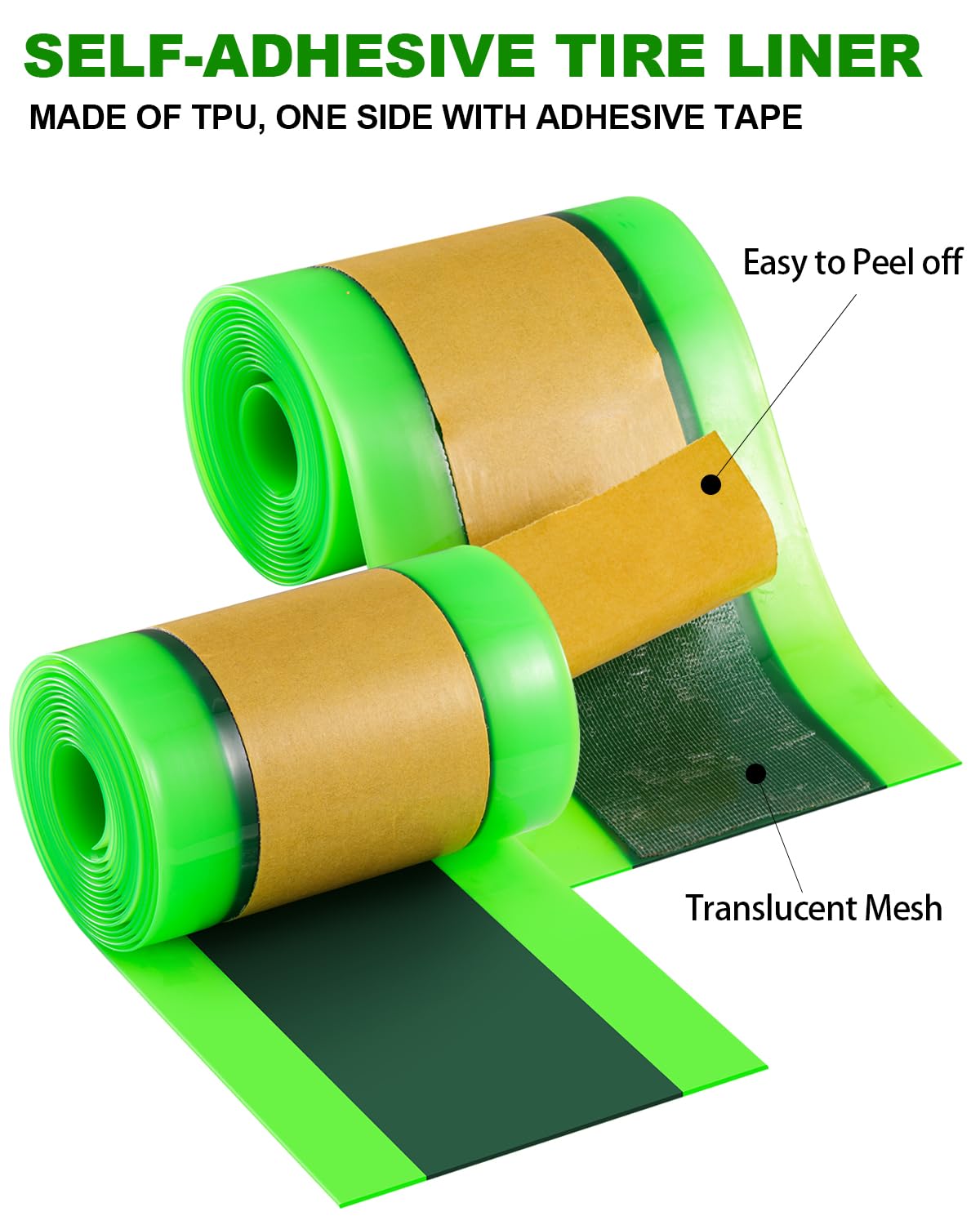 Julai Fat Tyre Liner | Self-Adhesive Puncture Protector for 20-29 inch