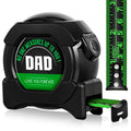 SunmeiTrad Personalized Tape Measure – 10M/33FT Black Tool Gift for Dad