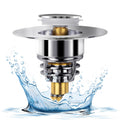 Jolof Store Universal Pop Up Sink Plug | Stainless Steel Drain Strainer