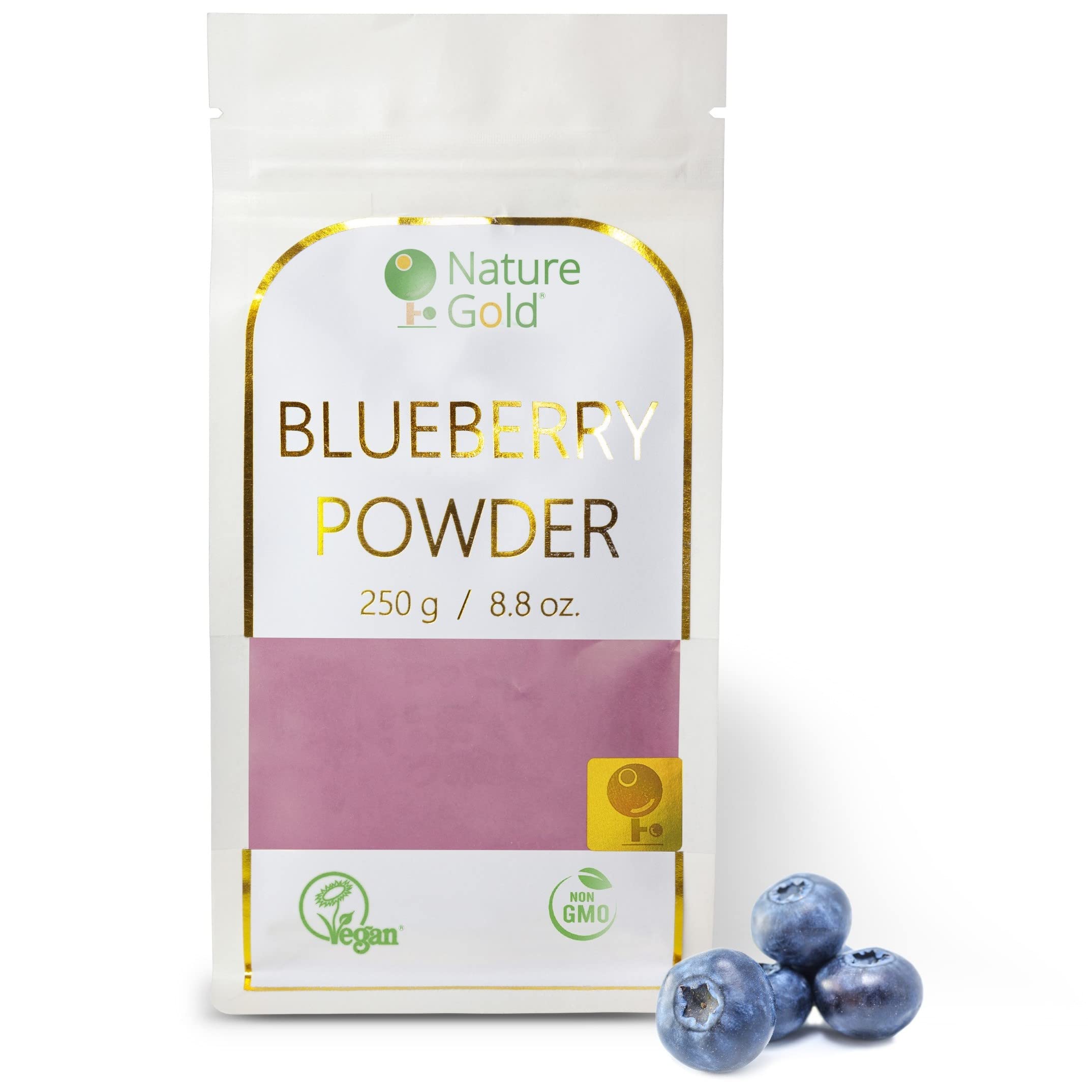 Freeze-Dried Blueberry Powder | 100% Natural Wild Berry | 250g