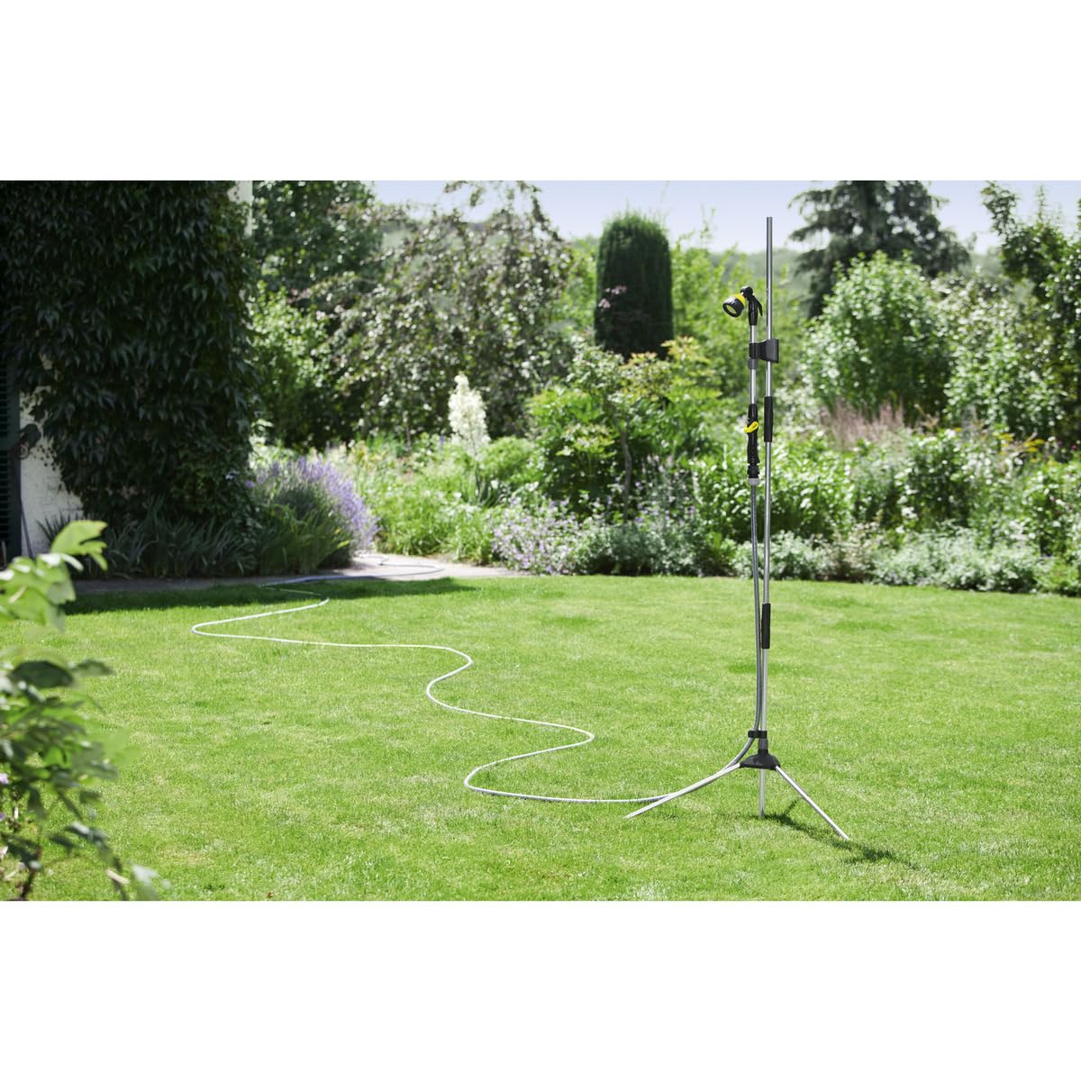 Kärcher Garden Shower – Adjustable 2-in-1 Watering Lance, Black/Yellow