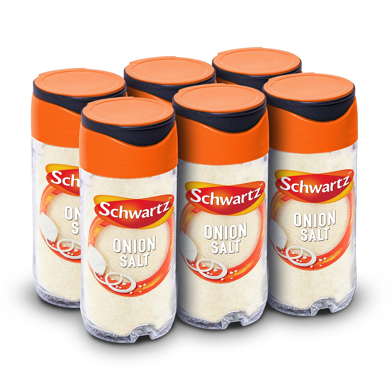 Schwartz Onion Salt Seasoning Blend - 65g Jar - Pack of 6