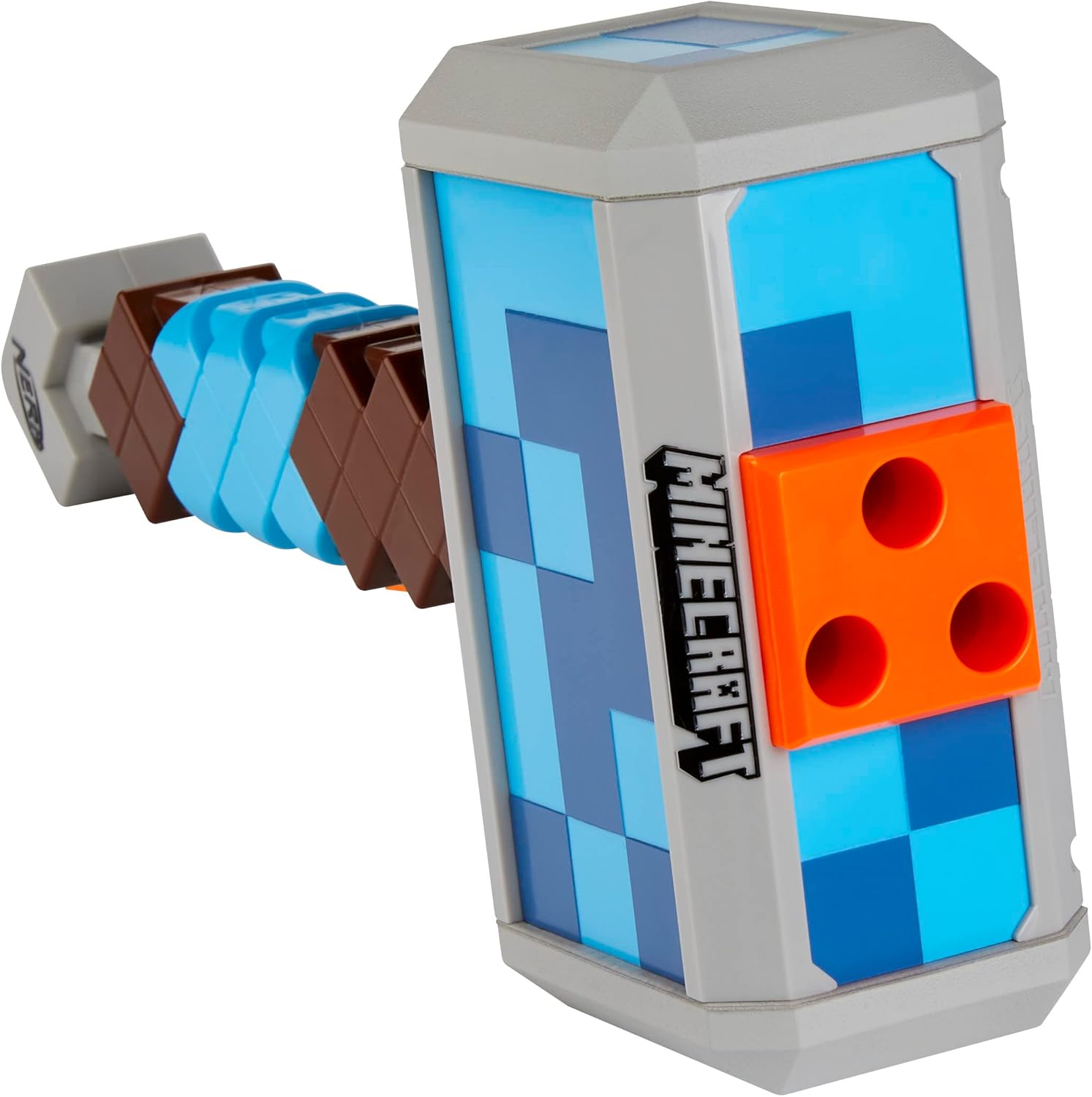 Nerf Minecraft Stormlander Dart-Blasting Hammer – 3 Elite Darts