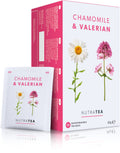 Nutra Tea Chamomile & Valerian Root Sleep Tea - 80 Herbal Teabags (2 Pack)