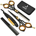 KIMEX LONDON Professional Hairdressing Scissor Set - Stainless Steel 6-Piece