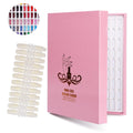 Noverlife 216 Color Nail Display Book | Gel Polish Swatch Chart with Tips