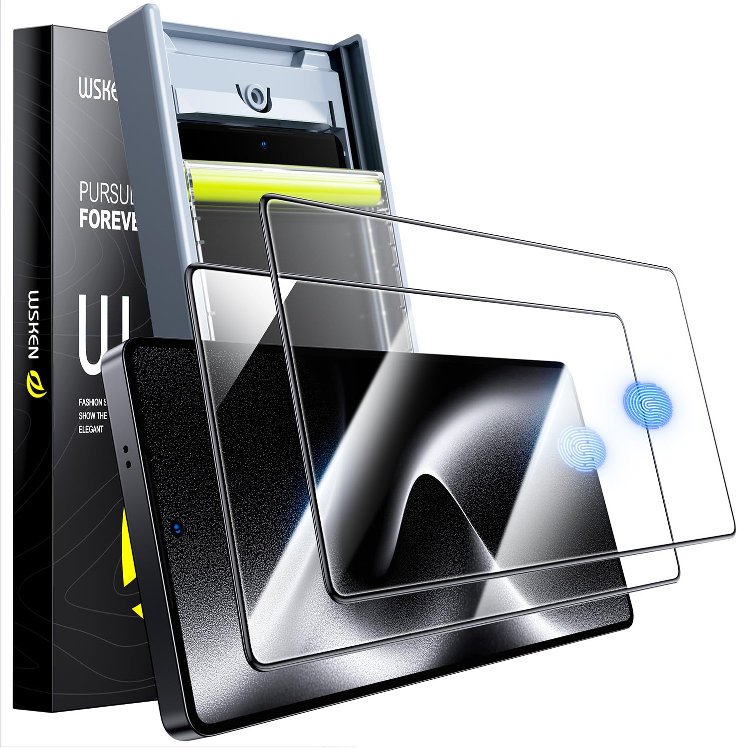 WSKEN Samsung Galaxy S25 Ultra Screen Protector - 9H Tempered Glass 2-Pack