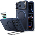 ESR iPhone 17 Pro Max MagSafe Case with Kickstand – Frosted Blue