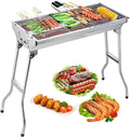 Uten Portable Charcoal BBQ Grill – Folding Stainless Steel Outdoor Grill