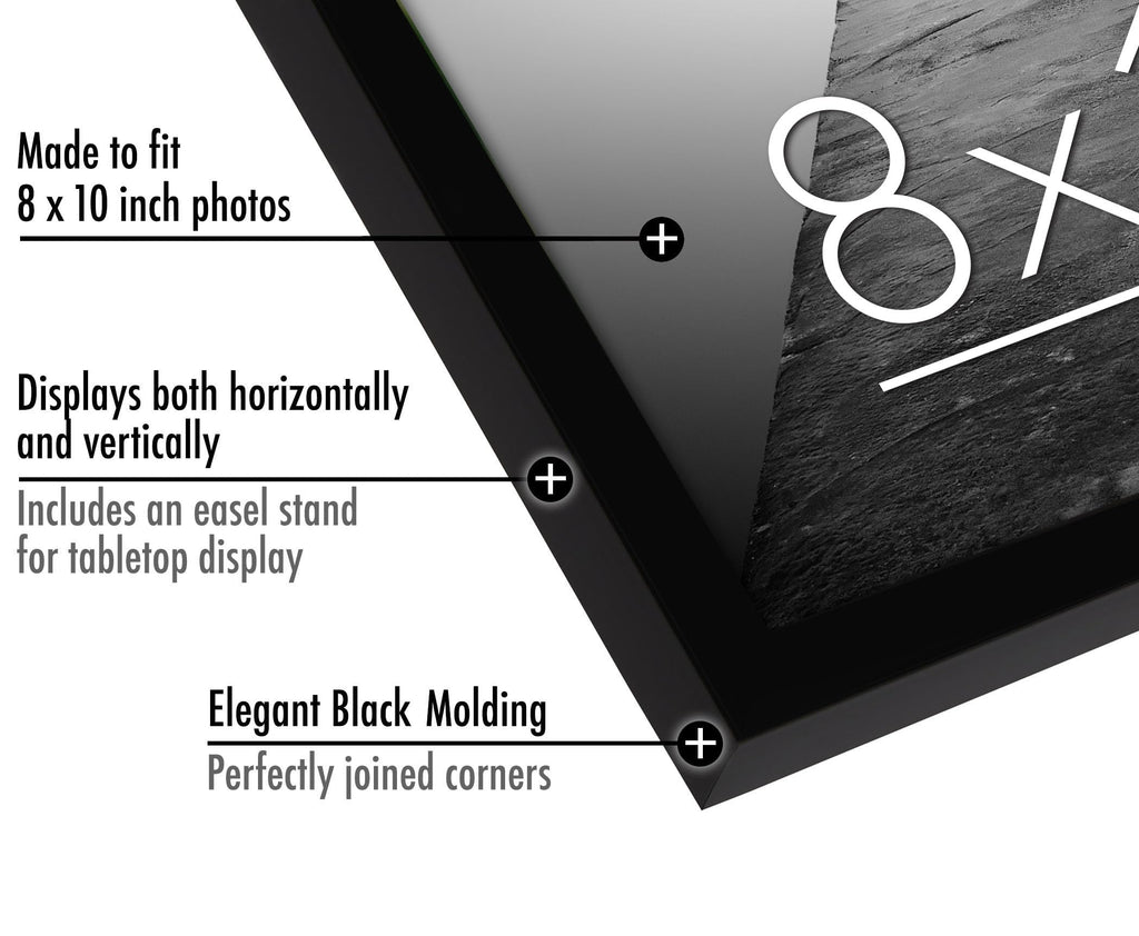Americanflat 8x10 Black Picture Frames | Set of 6 Gallery Wall Frames