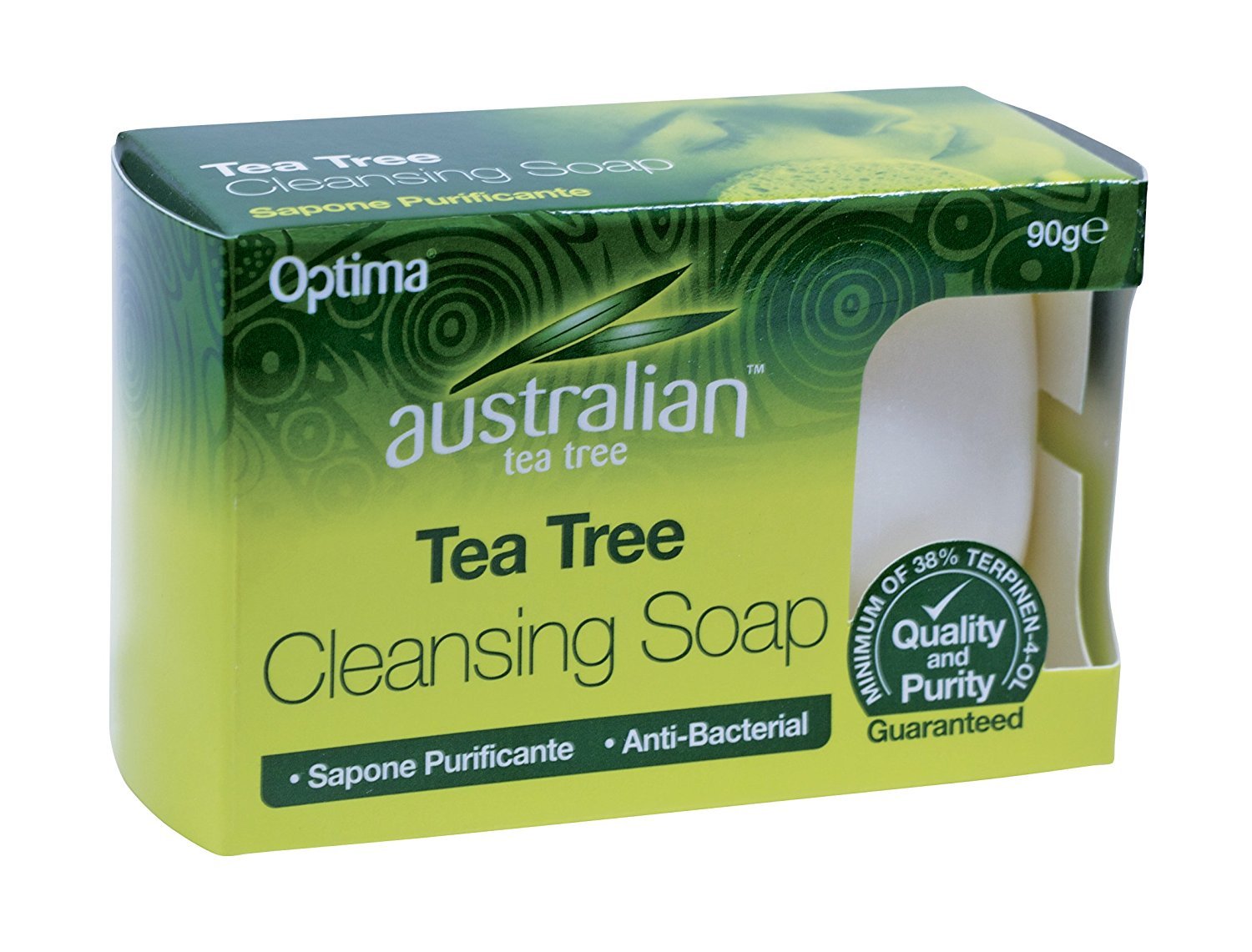 Australian Tea Tree Cleansing Soap – Antibacterial 90g Bars (3 Pack)
