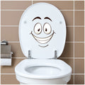 Graz Design R173-09 Toilet Seat Sticker with Funny Slogan R173-09 Smiling Face
