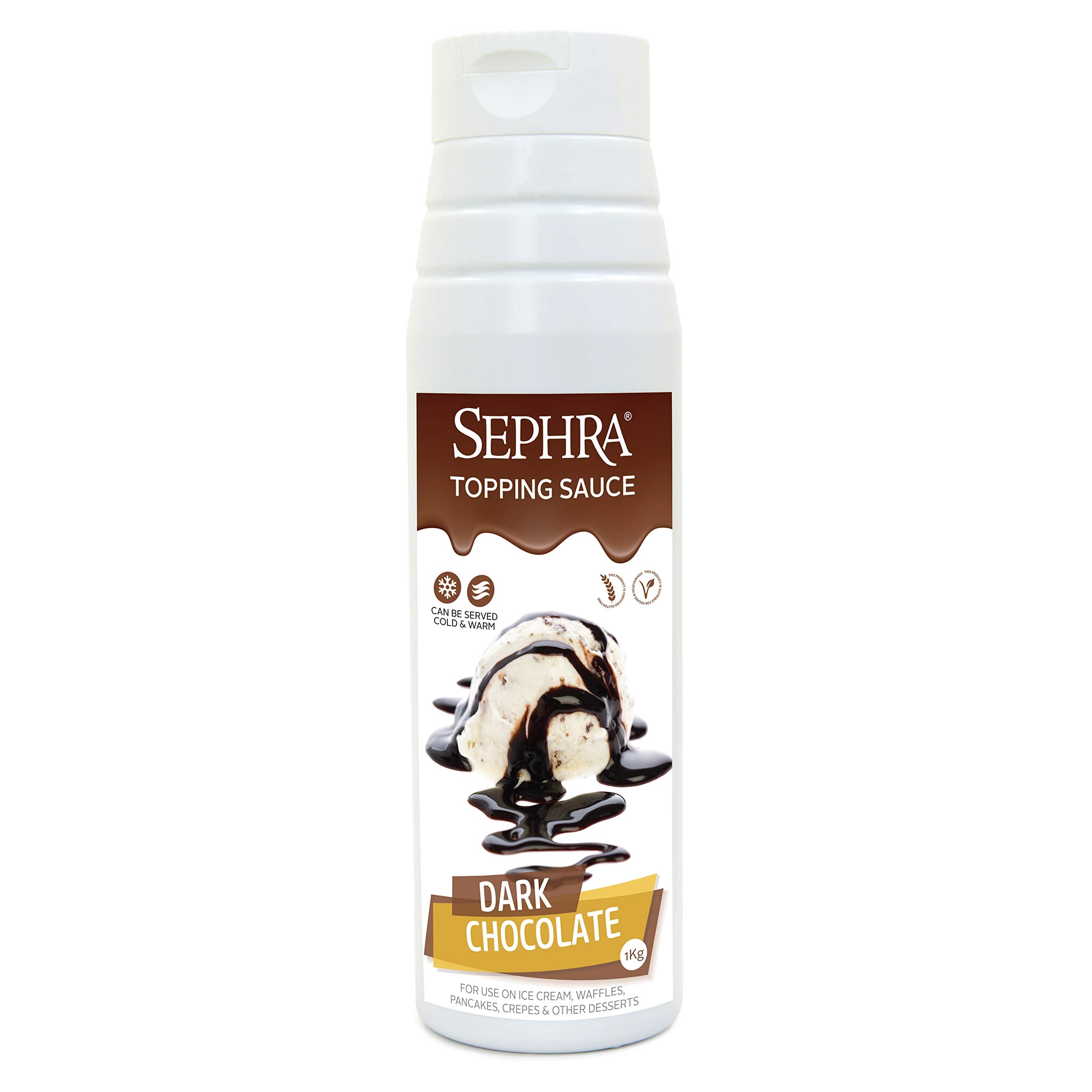 Sephra Dark Chocolate Dessert Topping Sauce for Ice Cream – 1kg