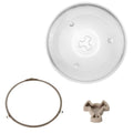 JMIATRY 270mm Microwave Glass Plate Replacement with Turntable Ring