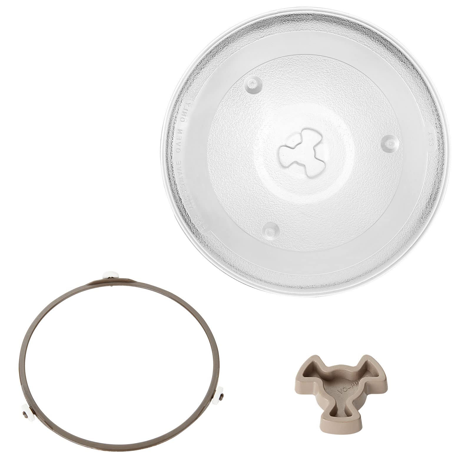 JMIATRY 270mm Microwave Glass Plate Replacement with Turntable Ring
