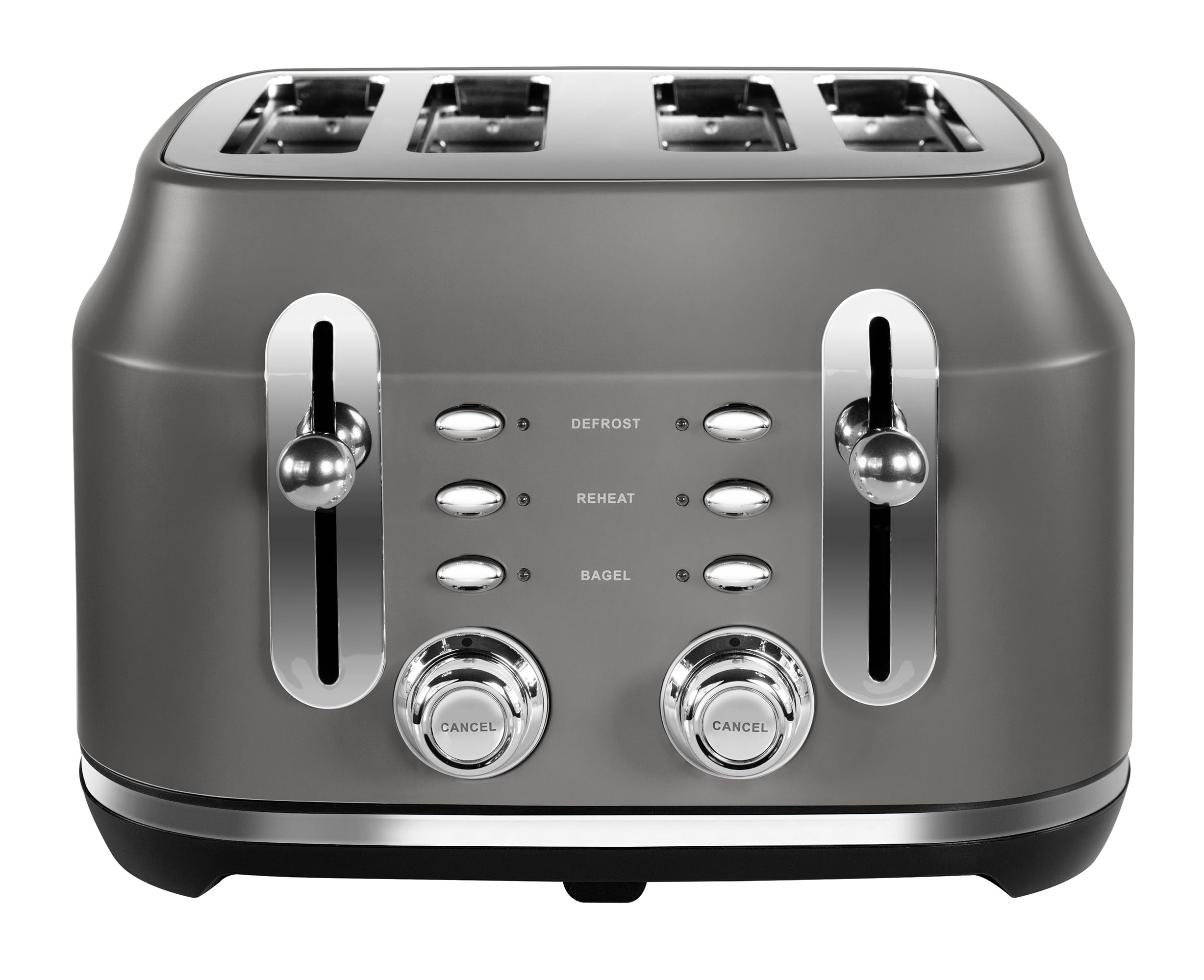 Rangemaster Classic 4 Slice Toaster – Grey 2.1kW with 6 Power Levels