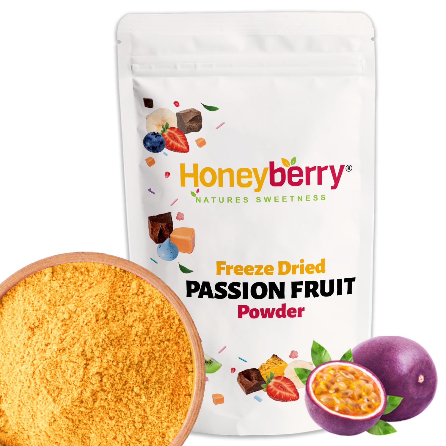Freeze Dried Passion Fruit Powder – 250g Natural Superfood