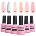 AIMEILI 8-in-1 Builder Nail Gel Set | Sheer Extension & Strength Kit