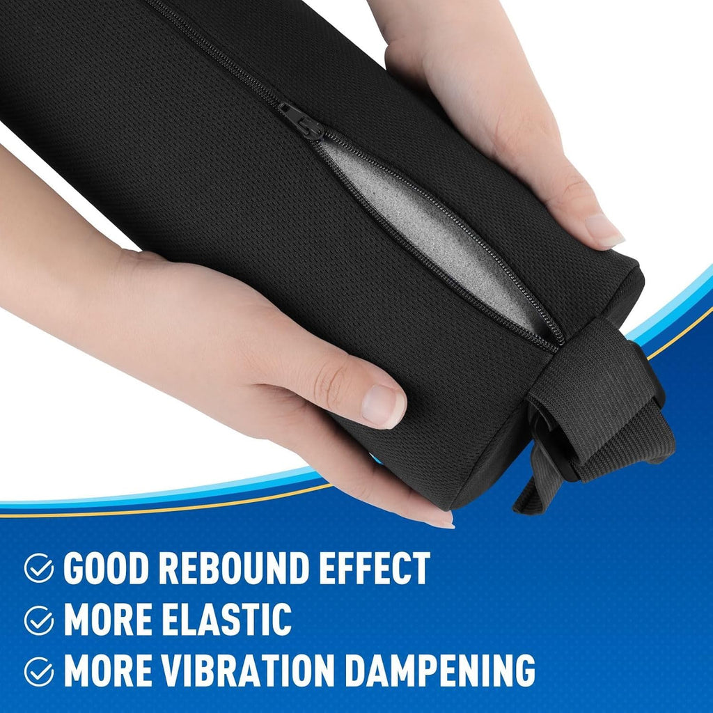 Lotusland Lumbar Roll Pillow for Lower Back Pain Relief – Memory Foam Lumbar Support Pillow with Washable Cover & Elastic Strap - image 3