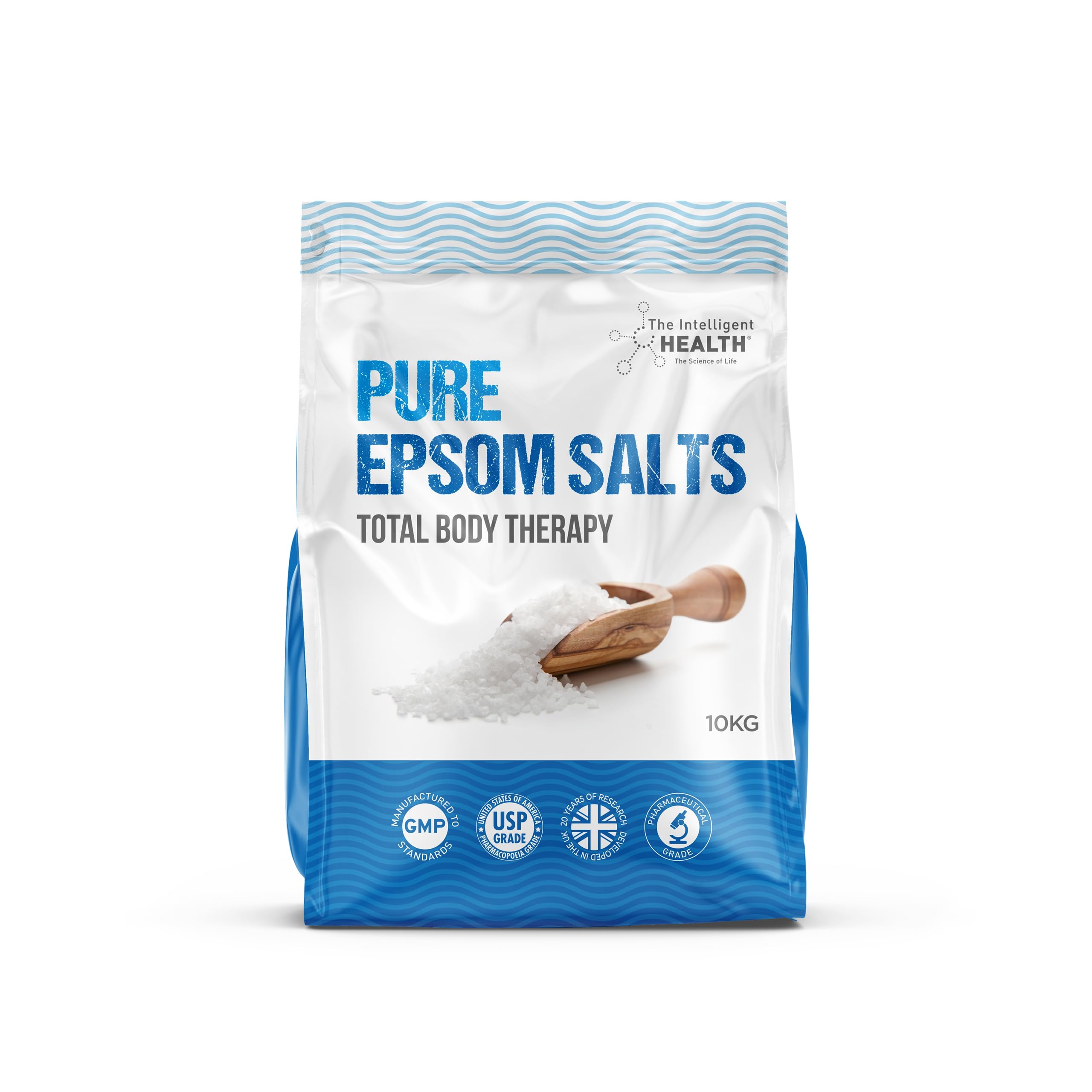 The Intelligent Health Pure Epsom Salts – 10kg Magnesium Bath Soak