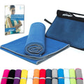 gipfelsport Microfibre Towel - Quick-Dry Travel & Gym Towel, Blue (M)