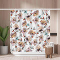 Woutay Floral Shower Curtain – Mold Resistant Waterproof Polyester