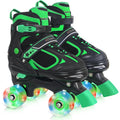 Nattork Kids Adjustable Roller Skates with Light up Wheels – 4 Sizes