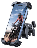 Lamicall Motorcycle Phone Holder – Quick Release Bike Mount for iPhone