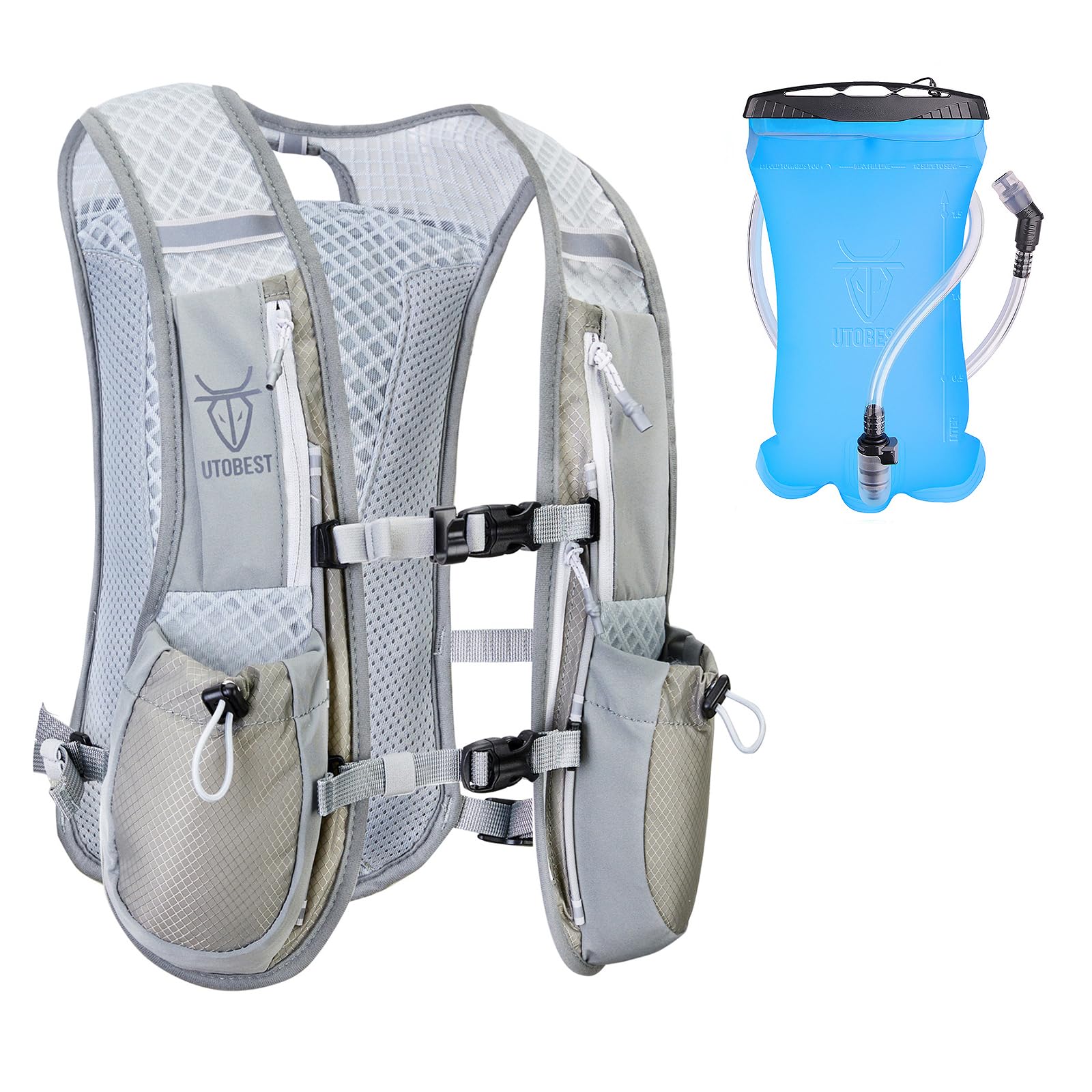 UTOBEST 5L Running Vest | Lightweight Hydration Pack with 1.5L Bladder