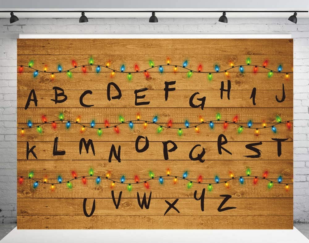 Stranger Theme Photography Backdrop - Vinyl Party Banner (7x5FT)