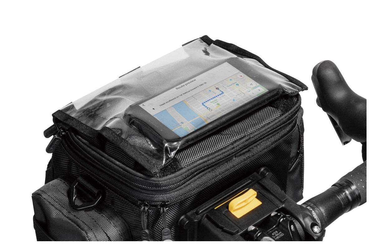Topeak Tourguide Bicycle Handlebar Bag | 5L Capacity | Black - Fixer 8