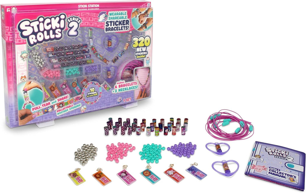 Snaps Sticki Rolls Sticki Station S2 – DIY Kawaii Sticker Jewelry Kit