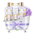 Spa Luxetique Lavender Spa Gift Set | 8pc Bath Kit with Body Butter