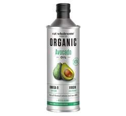Eat Wholesome Organic Avocado Oil 500ml – Cold Pressed, Unrefined & Rich in Omega-9