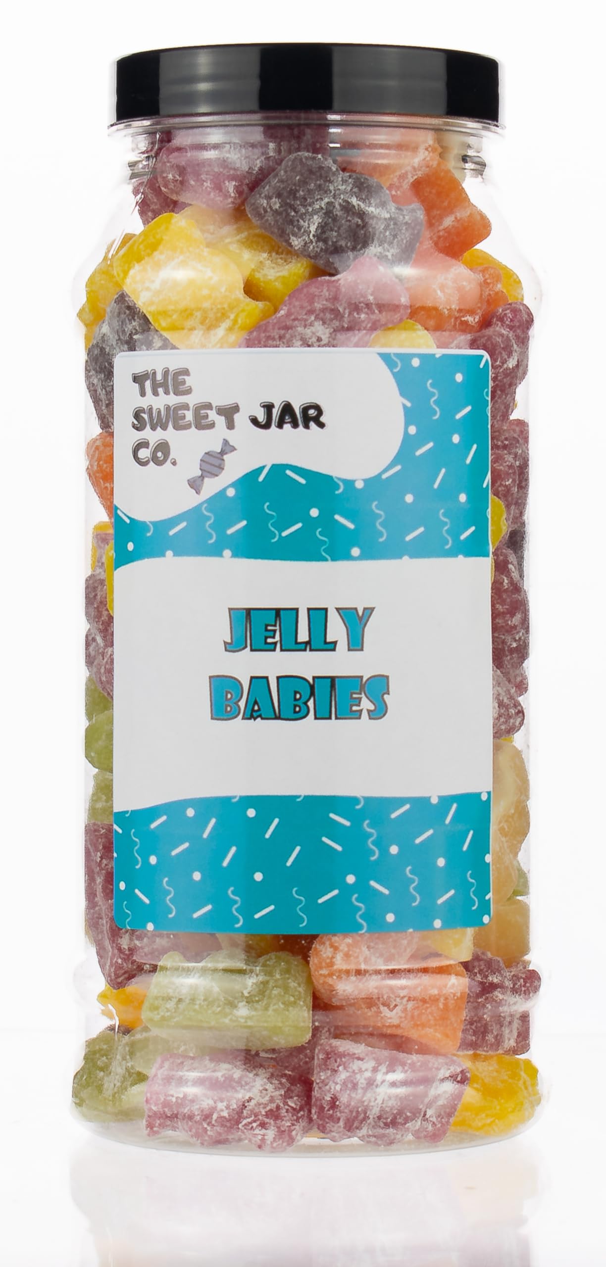 Jelly Babies Fruit Gummy Sweets by The Sweet Jar Co. - 610g Bulk Jar