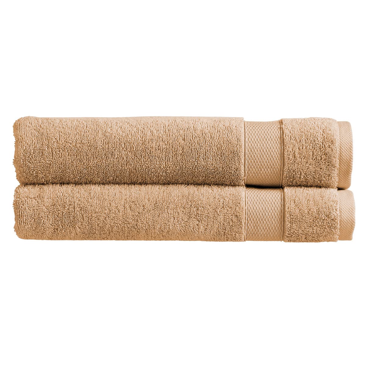 Christy Refresh Bath Sheets - Set of 2 Brown 100% Cotton 550GSM
