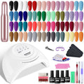 JODSONE Gel Nail Polish Kit with UV Light and Drill - 36 Piece Manicure Set