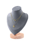 TINGSING Velvet Necklace Display Stand Jewelry Bust Display Stands - image 1