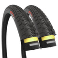 Fincci 700 x 38c Foldable Gravel Tyres – Antipuncture Protection (Pack of 2)