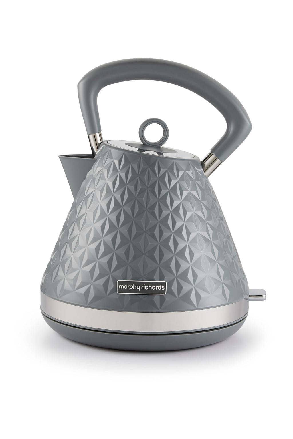 Morphy Richards Vector Pyramid Kettle | 1.5L Rapid Boil 3kW – High Gloss