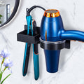 YAYINLI Hair Dryer and Straightener Holder – Wall Mounted Metal Organizer