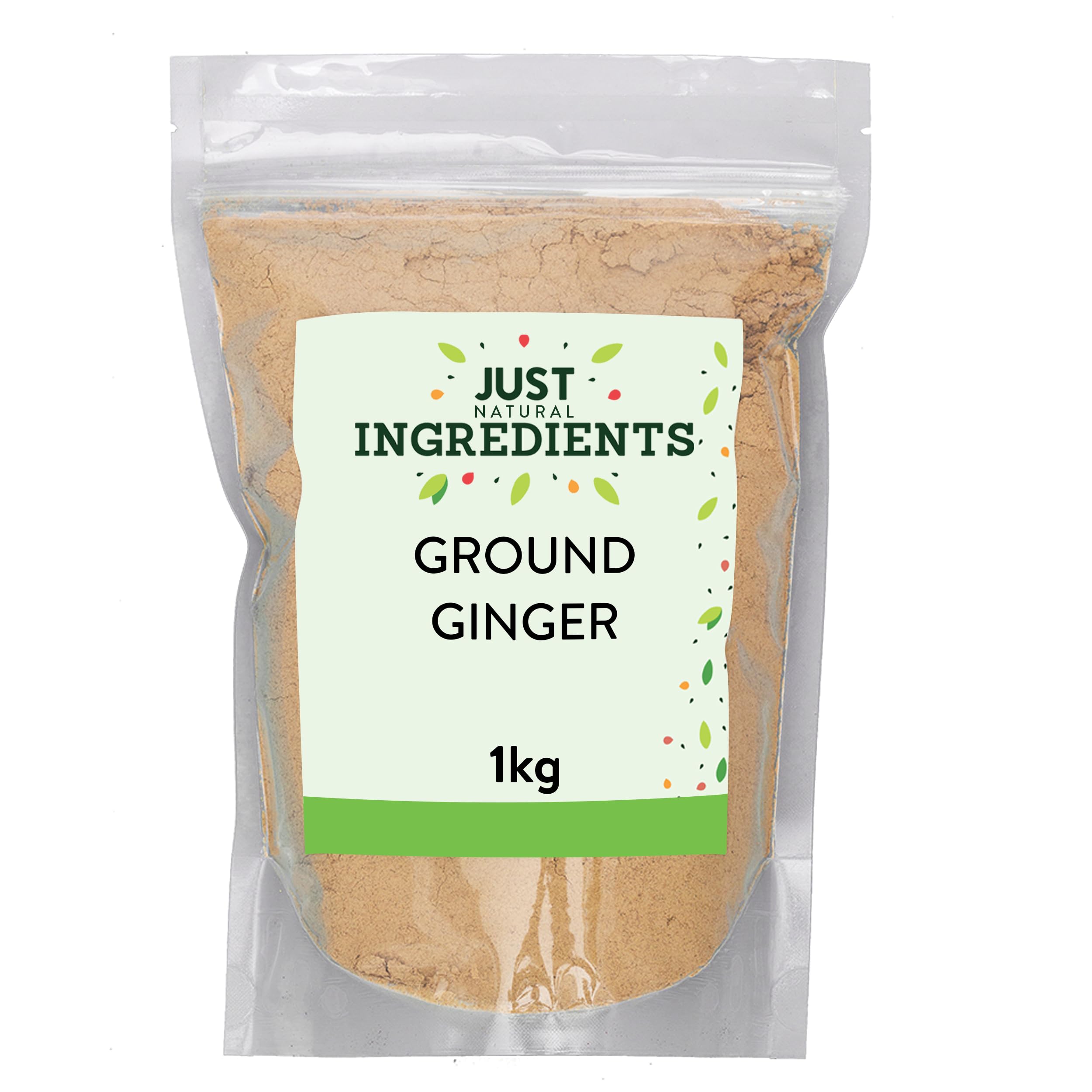 JustIngredients Premier Ground Ginger Powder – 1kg Premium Cooking Spice