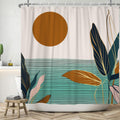 Jolof Store Boho Abstract Art Shower Curtain – Waterproof Polyester 180x180cm
