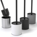 SAVEGA Silicone Toilet Brush with Holder – Stainless Steel & Hygienic